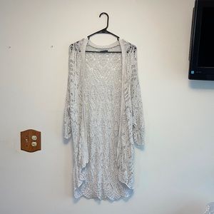 AE White Crochet Cardigan has small hole, very unnoticeable when wearing